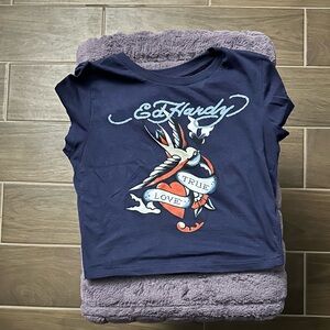 Ed Hardy crop top